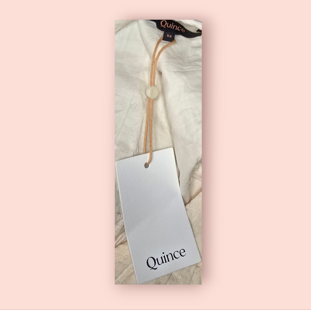 Quince Cream Sleeveless Maxi Dress - Picture 3 of 3
